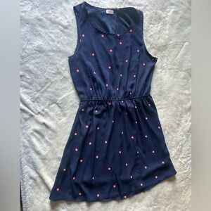 Pixley Navy Dress with Pink Accents size medium